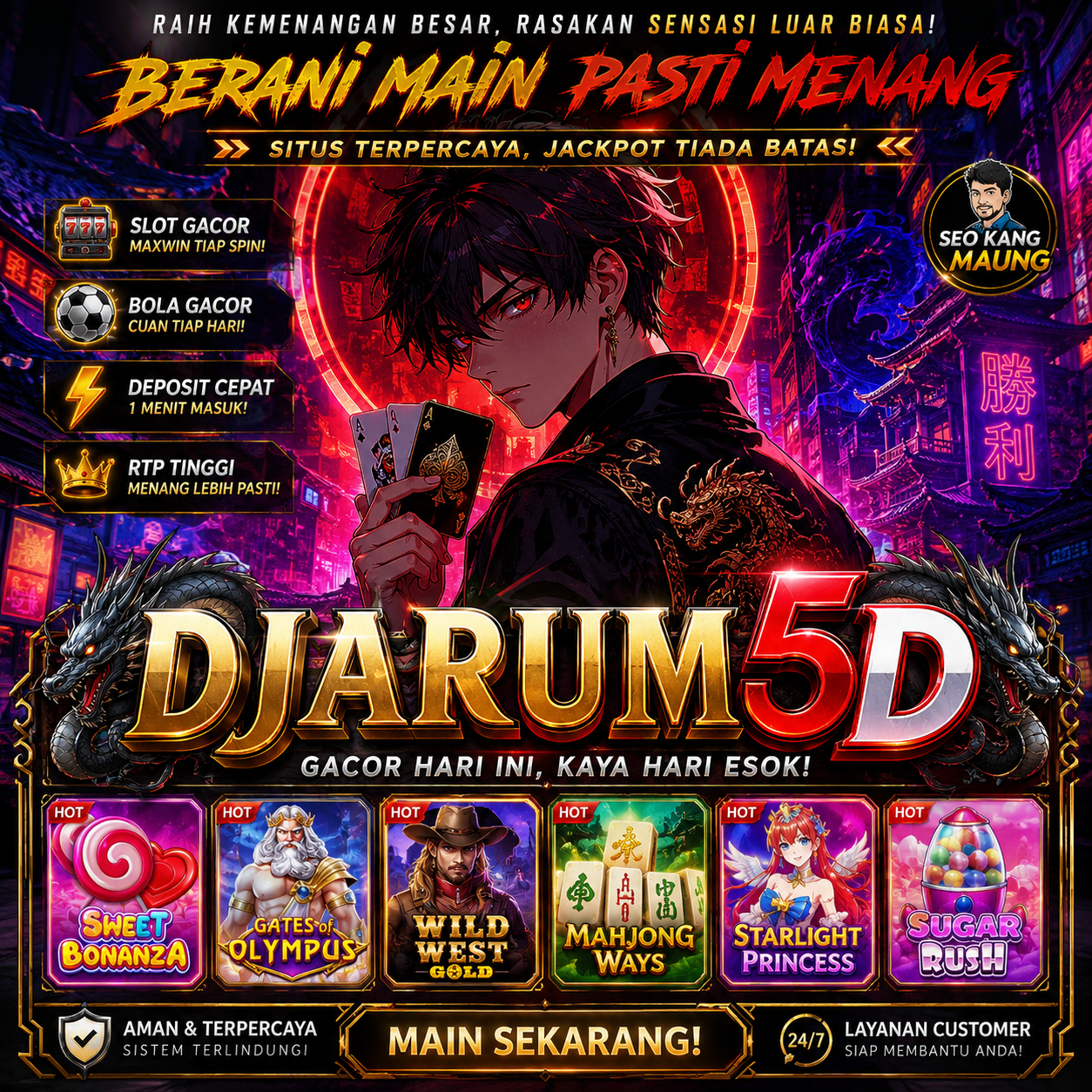 DJARUM5D >> JACKPOT PETIR MENGGODA, HADIRKAN SENSASI BERMAIN YANG SEMAKIN BERWARNA !!! by Hey siriusly